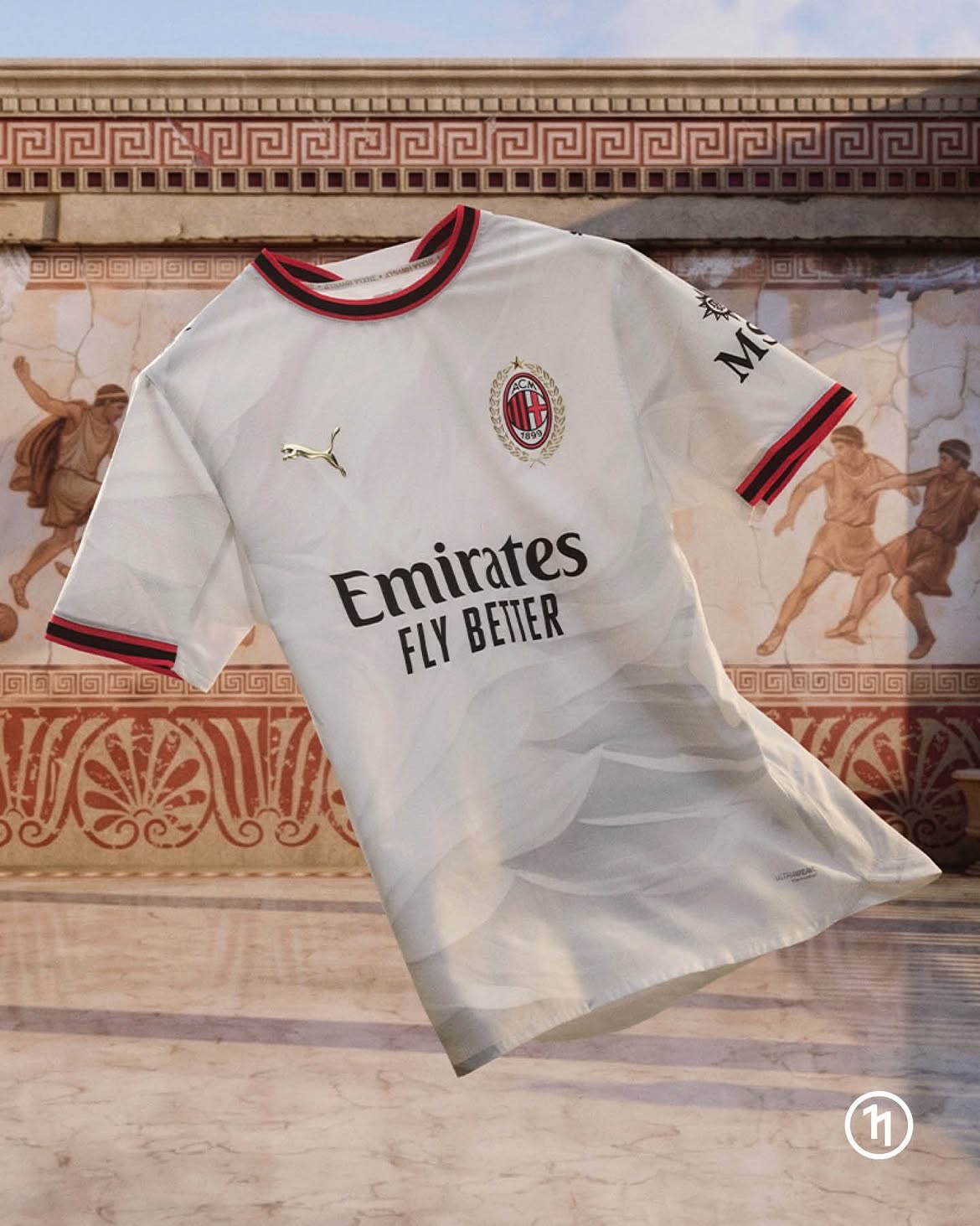 Atenas veste o novo AC Milan